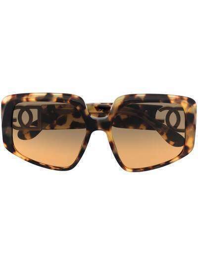 Dolce & Gabbana Eyewear солнцезащитные очки в оправе черепаховой расцветки