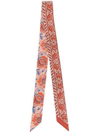 Longchamp шарф с принтом пейсли