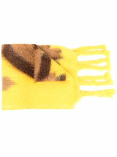 Jil Sander шарф с нашивкой-логотипом