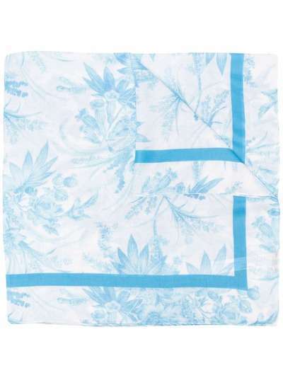 TWINSET floral-print square scarf