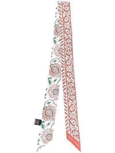 Longchamp шарф с принтом пейсли