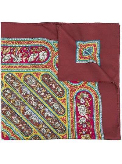 Hermès шелковый платок Qalamdan 1990-х годов