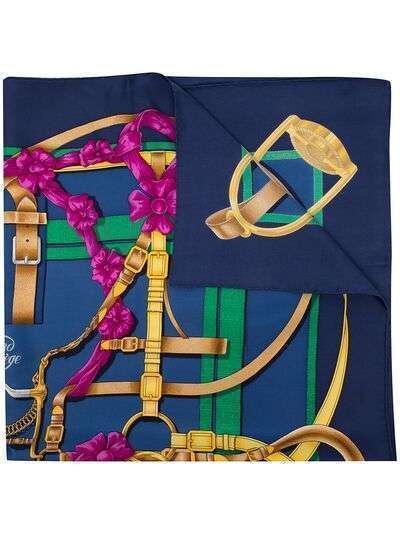 Hermès шелковый платок Grand Manege 1990-х годов