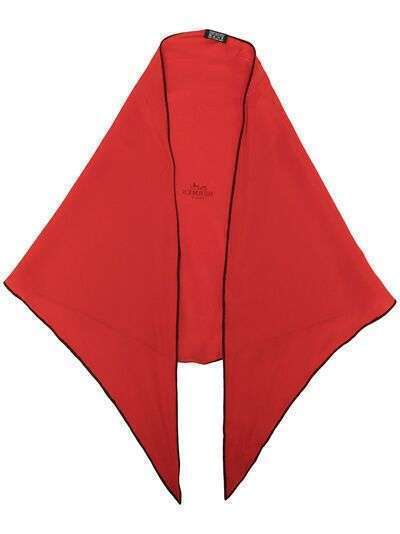 Hermès шелковый платок pre-owned с логотипом