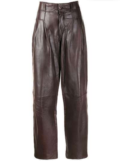 Versace Pre-Owned брюки 1980-х годов с завышенной талией