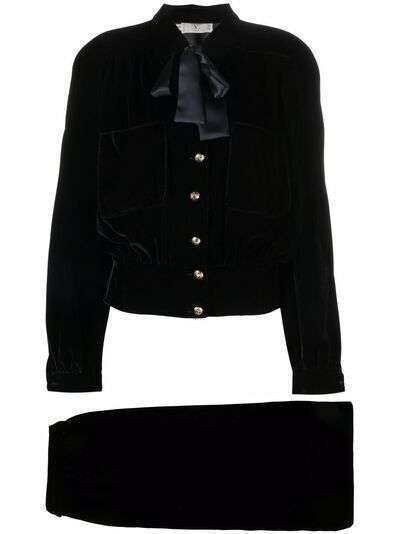 Yves Saint Laurent Pre-Owned комплект из рубашки и юбки 1980-х годов