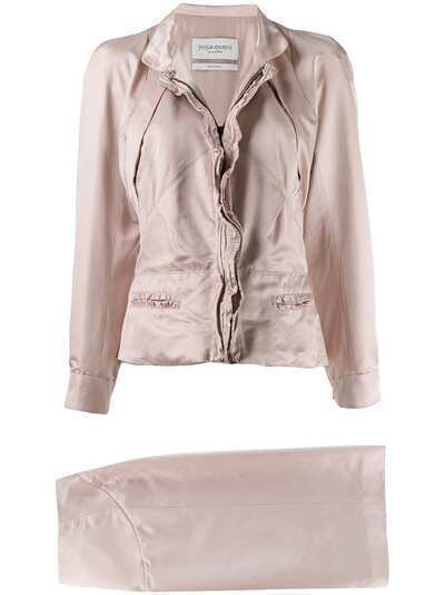 Yves Saint Laurent Pre-Owned 1990's slim jacket & skirt set