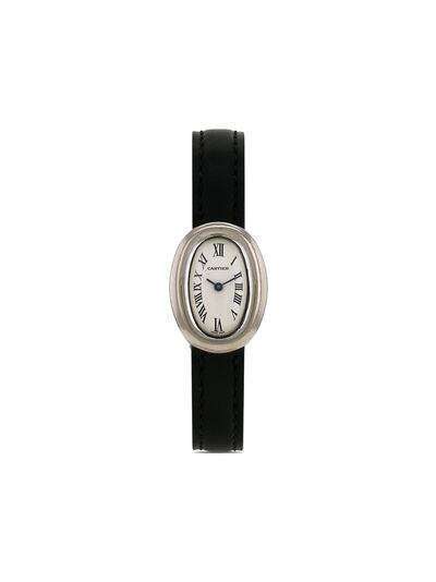 Cartier наручные часы Baigonoir pre-owned 20 мм 1990-х годов