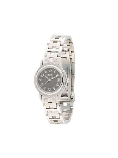 Hermès наручные часы Clipper Date pre-owned 25 мм