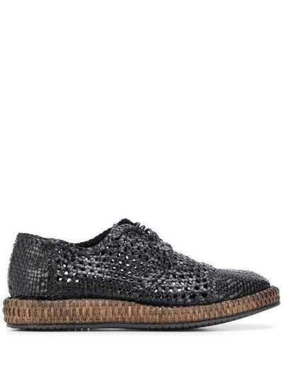Dolce & Gabbana плетеные туфли дерби на шнуровке A10552AZ870