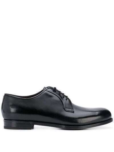 Lidfort classic derby shoes 411BLACK