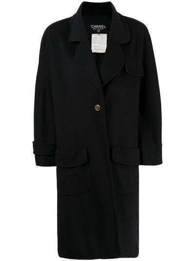 Chanel Pre-Owned кашемировое пальто 1994-го года