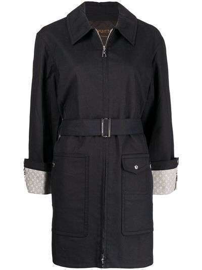 Louis Vuitton пальто 2000-х годов с поясом