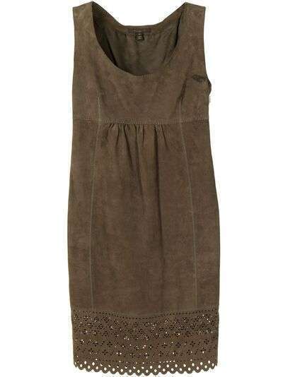 Louis Vuitton платье без рукавов с английской вышивкой