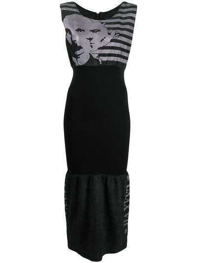 Jean Paul Gaultier Pre-Owned платье миди в полоску