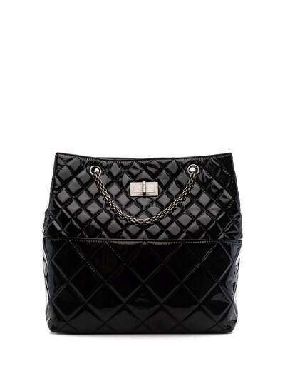 Chanel Pre-Owned стеганая сумка-тоут 2.55 2010-2011 годов