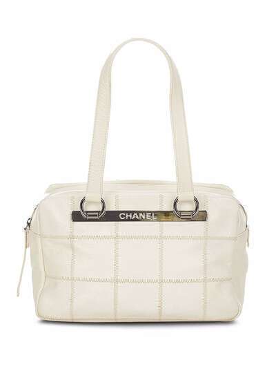 Chanel Pre-Owned сумка-тоут Choco Bar 2004-2005-го года