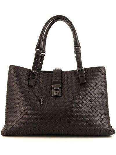 Bottega Veneta Pre-Owned сумка Roma с плетением Intrecciato