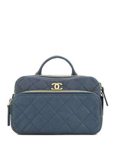 Chanel Pre-Owned стеганый рюкзак с верхней ручкой