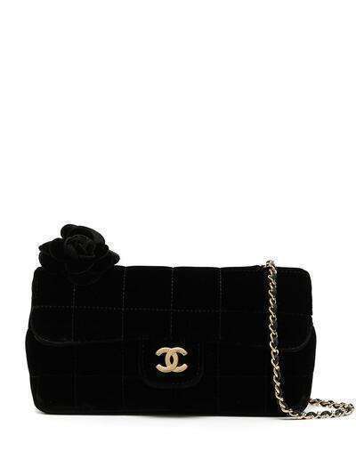 Chanel Pre-Owned сумка на плечо Camélia Choco Bar 2000-х годов