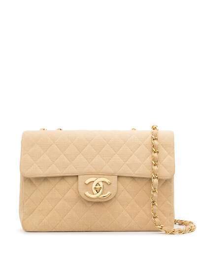 Chanel Pre-Owned сумка на плечо Jumbo Classic Flap 1992-го года