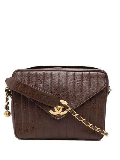 Chanel Pre-Owned сумка на плечо Jumbo Mademoiselle 1995-го года