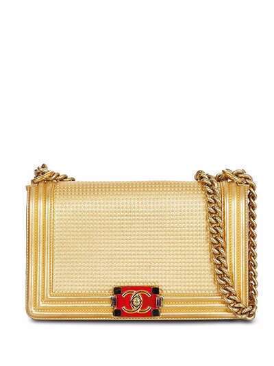 Chanel Pre-Owned сумка на плечо Boy medium 2013-2014-го года