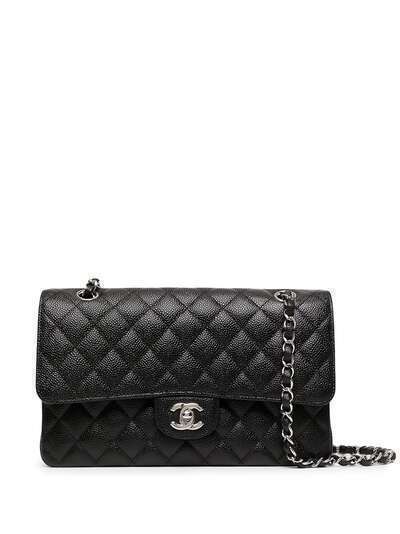 Chanel Pre-Owned сумка на плечо Double Flap среднего размера 2014-го года