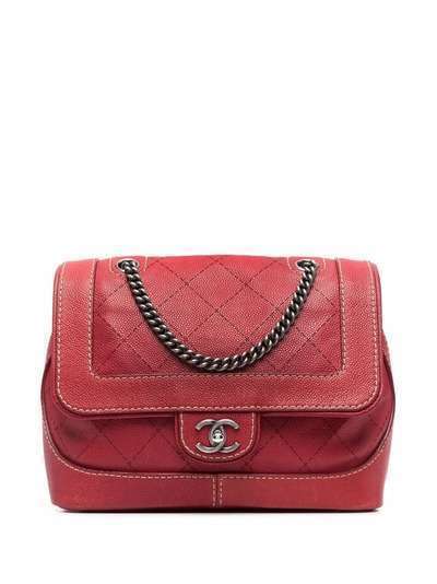 Chanel Pre-Owned стеганая сумка на плечо 2012-2013-го года с логотипом CC