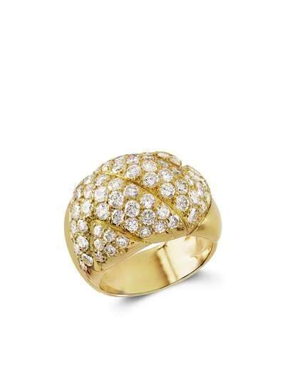 Van Cleef & Arpels Pre-Owned кольцо Present Day 1961-го года из желтого золота с бриллиантами