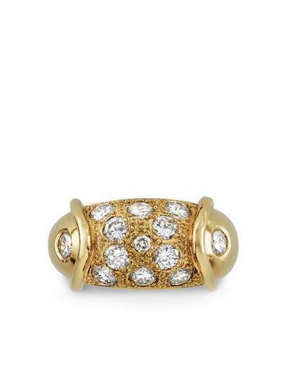Pragnell Vintage кольцо из желтого золота с бриллиантами