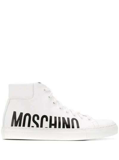 Moschino высокие кроссовки с логотипом MA15232G08MF0