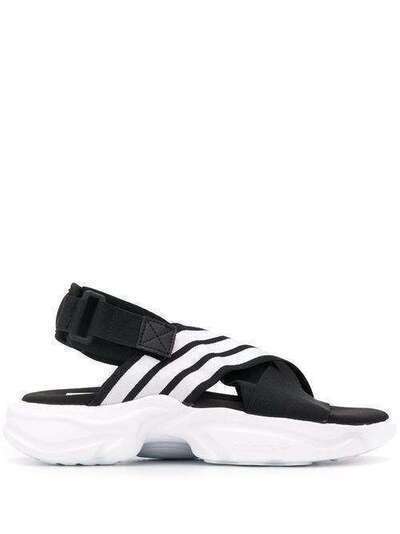 adidas сандалии-кроссовки с контрастными полосками EF5863