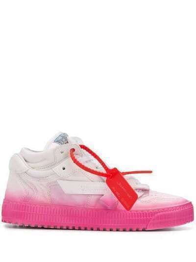 Off-White pink 3.0 low top leather sneakers OWIA181R20D801120128