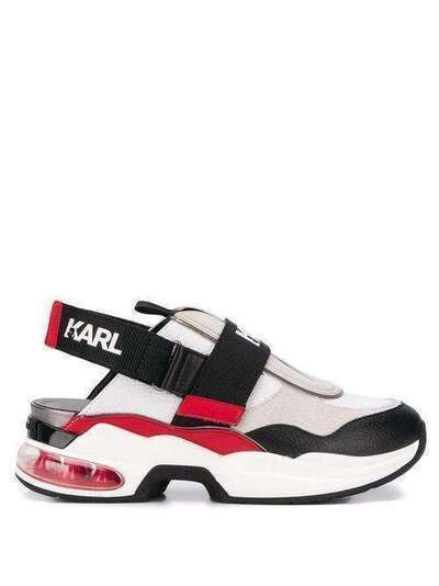 Karl Lagerfeld кроссовки на массивной подошве с ремешком на пятке KL617103X1