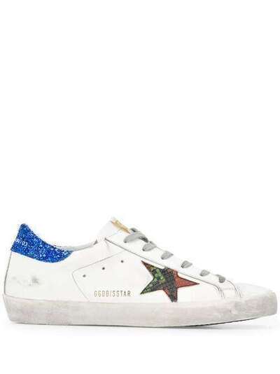 Golden Goose классические кеды с нашивками G35WS590O87