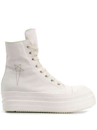 Rick Owens DRKSHDW высокие кеды на платформе DS20S5803CTEM4