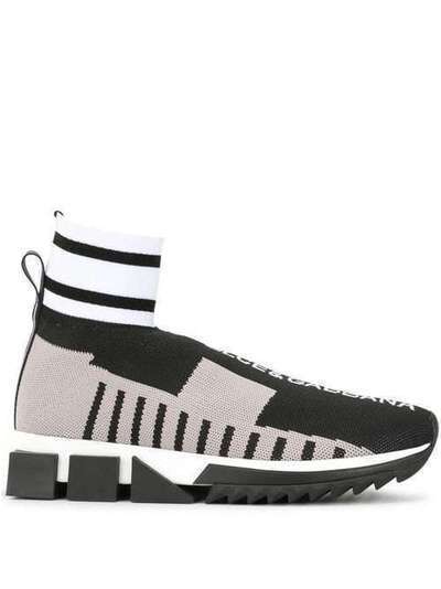 Dolce & Gabbana кроссовки-носки в стиле колор-блок CK1654AZ882