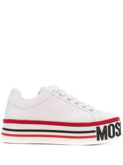 Moschino кроссовки на платформе с логотипом MA15045G08MF0