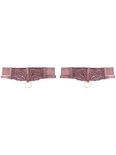 Bordelle Dala satin-trim garters