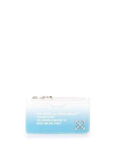 Off-White кошелек с эффектом градиента и логотипом OWNC013R20G990683100