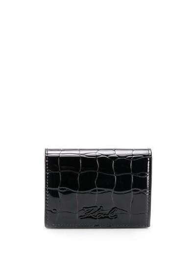 Karl Lagerfeld маленький кошелек K/Signature Croco 96KW3242999