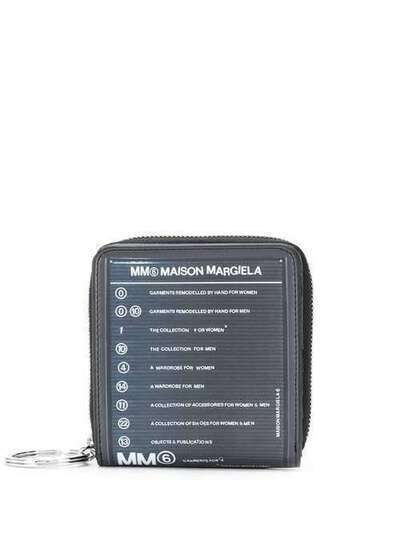 Mm6 Maison Margiela кошелек с круговой молнией и логотипом S54UI0066PR184