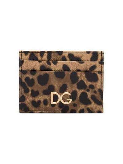 Dolce & Gabbana картхолдер с леопардовым принтом BI0330AI915
