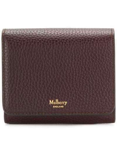 Mulberry кошелек зернистой выделки с логотипом бренда RL5074346K195