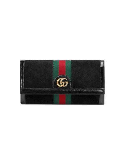 Gucci континентальный кошелек 'Ophidia'