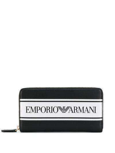 Emporio Armani кошелек с контрастным логотипом Y3H168YFG7A