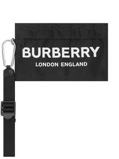 Burberry клатч на молнии с логотипом 8015042