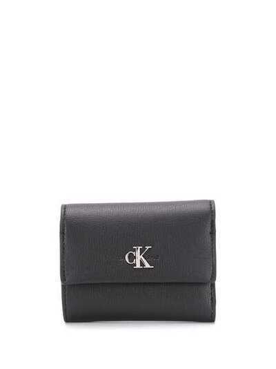 Calvin Klein кошелек с откидным клапаном и металлическим логотипом K60K606609