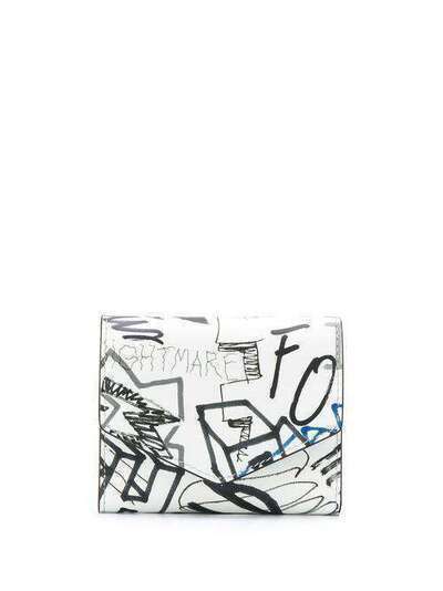 Maison Margiela кошелек с принтом граффити S56UI0136P2947